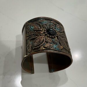 Vintage Style Copper Cuff Bracelet
